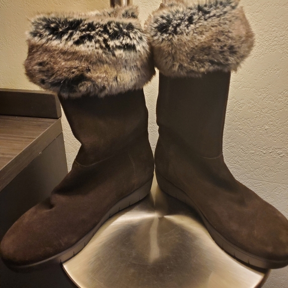 Aqualtalia Walda Fur Trimmed Boot SZ 6 - Picture 8 of 8